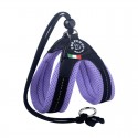 Harnais confort pour chien TRE PONTI Pastel avec cordon | Violet : Taille:T. 1 -  Poitrine 23 à 33 cm. Max 3 kg.