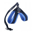 Harnais confort pour chien TRE PONTI Néon avec cordon | Bleu : Taille:T. 1,5 -  Poitrine 27 à 37 cm. Max 4 kg.