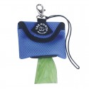 Distributeur de sacs ramasse crottes pochette Néon avec 1 recharge offerte | TRE PONTI : Couleur:Bleu