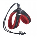 Harnais confort pour chien et chat TRE PONTI avec cordon | Rouge : Taille:T. 1 -  Poitrine 23 à 33 cm. Max 3 kg.