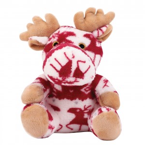 Peluche de Noël cerf avec sifflet | Cadeau de Noël pour chien