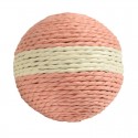 Jouet pour chat | BOULE en corde : Couleur:Rose clair