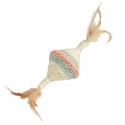 Bobby YOUPI | Jouet pour chat balle toupie en sisal | 12 cm : Couleur:Rose clair