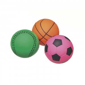 Jouet pour chien | Balle caoutchouc dur sport | 5.7 cm
