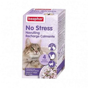 Recharge pour diffuseur No stress pour chat contre le stress et les problèmes comportementaux – 30 ml | BEAPHAR