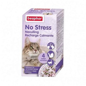Recharge pour diffuseur No stress pour chat contre le stress et les problèmes comportementaux – 30 ml | BEAPHAR