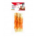 Sticks en peau de buffle enrobés de lamelles de poulet | camon : Contenance:70 g