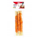 Sticks en peau de buffle enrobés de lamelles de poulet | camon : Contenance:250 g