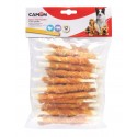 Sticks en peau de buffle enrobés de lamelles de poulet | camon : Contenance:1150 g