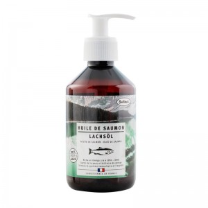 Huile de saumon pour chien | Anti-chute des poils et peau saine | 250 ml ou 1 L