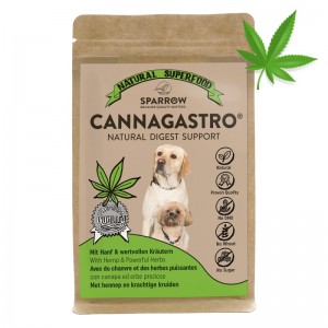 Sparrow | Chien | Cannagastro complément alimentaire avec CBD