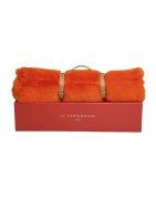 Le Tapis Collection MILK AND SUGAR | Orange avec personnages Moofia